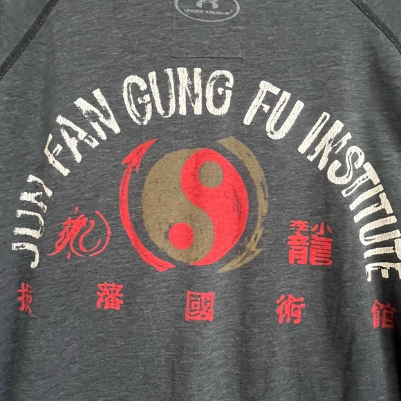 Bruce Lee Roots of Fight Bloodlines Sweatshirt Sz L Under Armour Loose Fit - Picture 12 of 16